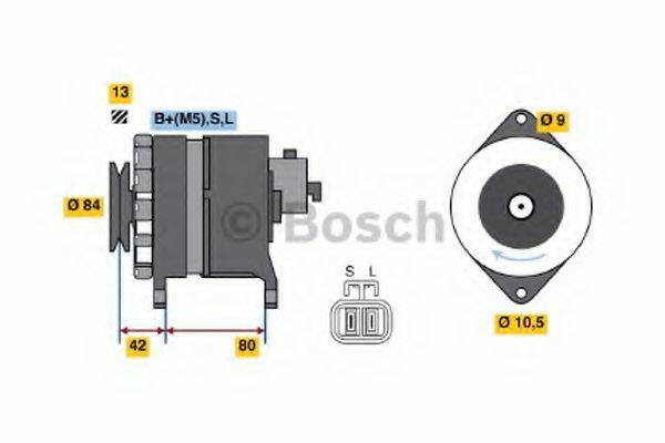 BOSCH 0986045631 Генератор