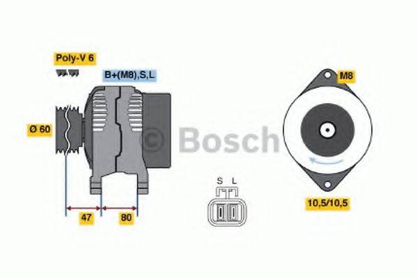 BOSCH 0986045671 Генератор