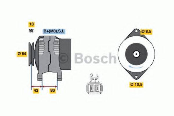 BOSCH 0986045691 Генератор