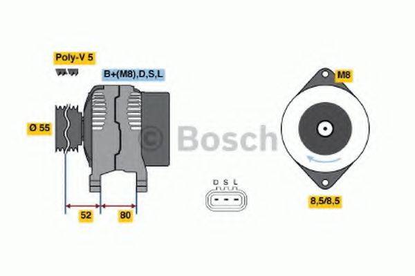 BOSCH 0986045731 Генератор