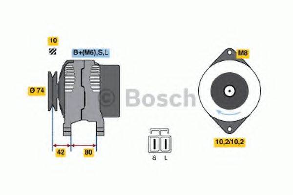 BOSCH 0986046371 Генератор