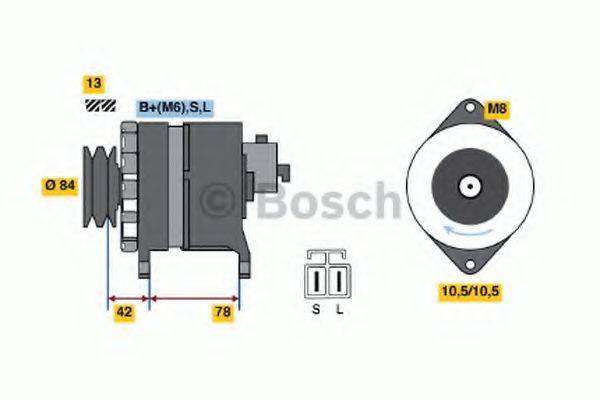 BOSCH 0986046421 Генератор