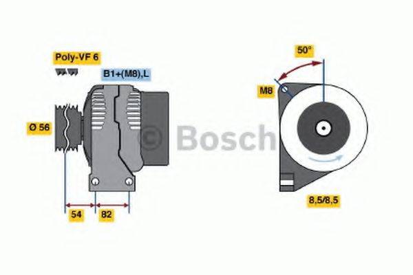 BOSCH 0986047500 Генератор