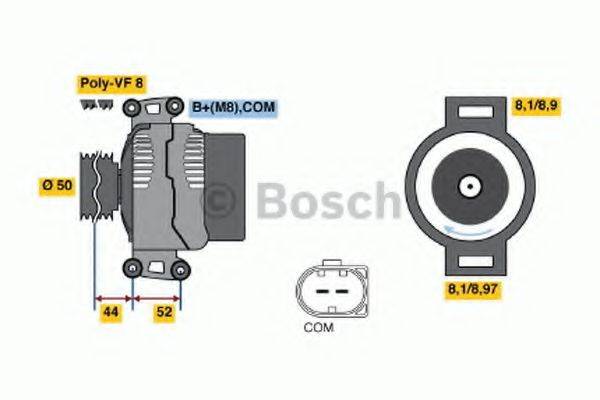 BOSCH 0986047620 Генератор