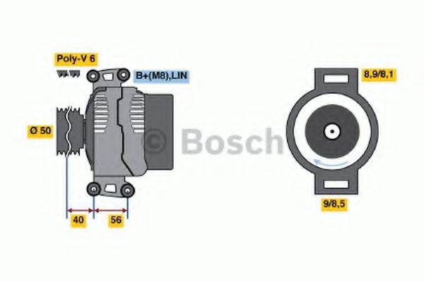 BOSCH 0986047640 Генератор