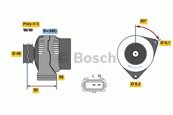 BOSCH 0986049620 Генератор