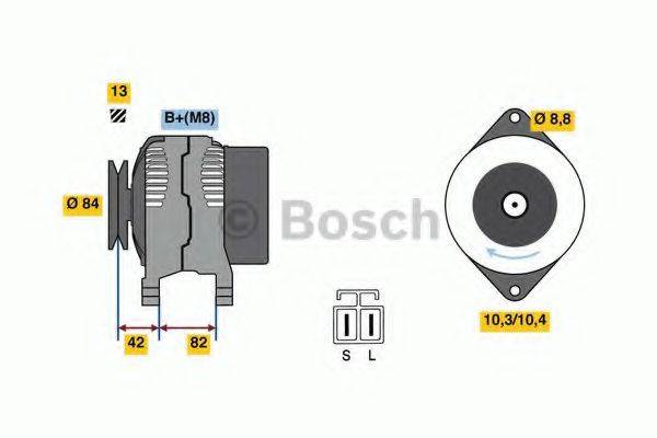 BOSCH 0986049710 Генератор