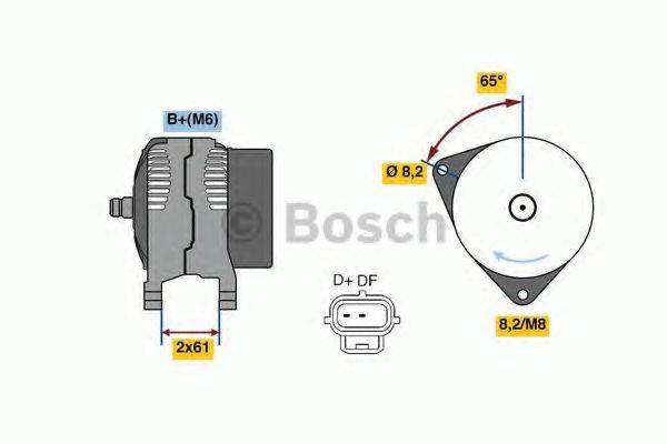 BOSCH 0986049750 Генератор