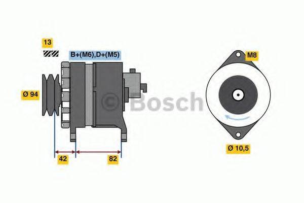 BOSCH 0986049850 Генератор