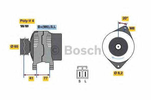 BOSCH 0986049900 Генератор