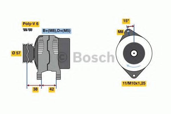 BOSCH 0986049960 Генератор