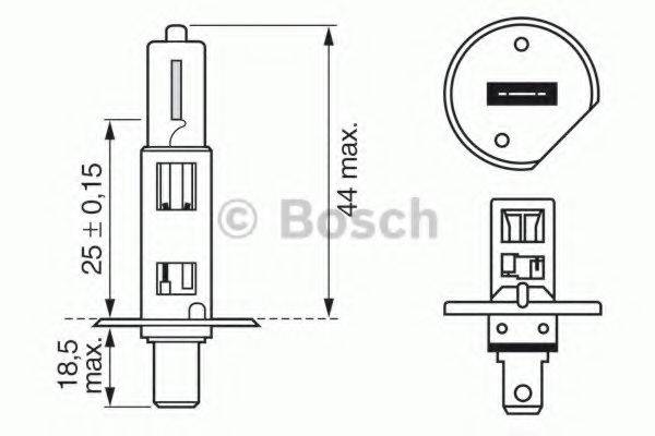 BOSCH 1987302018 Лампа розжарювання, фара далекого світла; Лампа розжарювання, основна фара; Лампа розжарювання, протитуманна фара