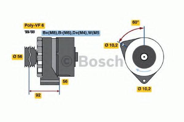 BOSCH 6033GB3040 Генератор