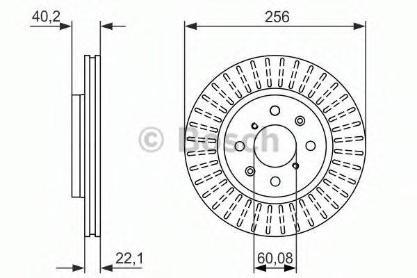 BOSCH 0986479788 гальмівний диск