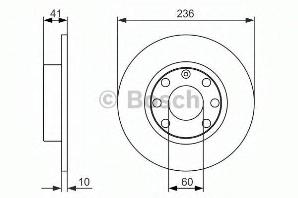 BOSCH 0986479829 гальмівний диск