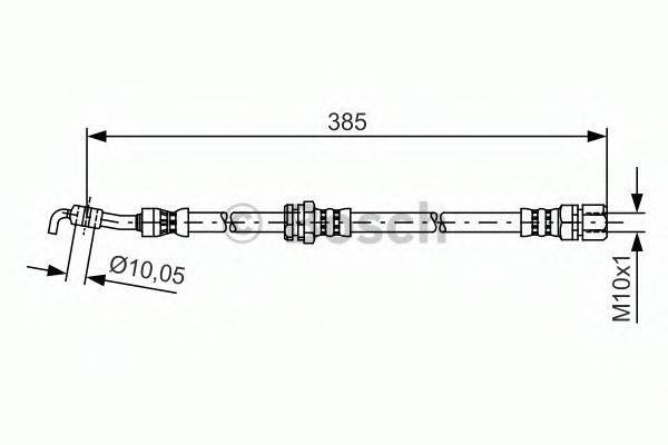 BOSCH 1987481385 Гальмівний шланг