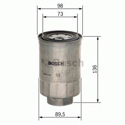 BOSCH 0986450508 Паливний фільтр