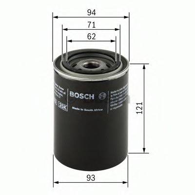 BOSCH 0986452005 Масляний фільтр