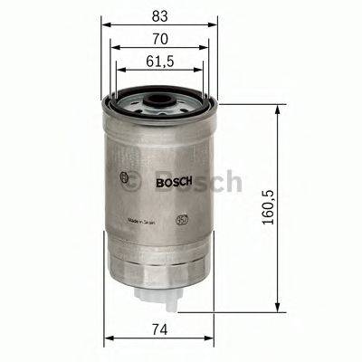 BOSCH 1457434174 Паливний фільтр