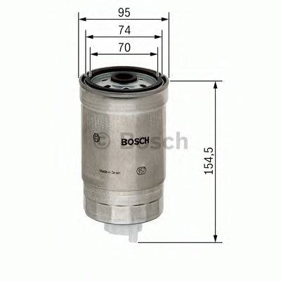 BOSCH 1457434451 Паливний фільтр