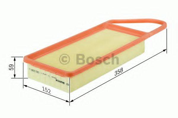 BOSCH 1457433591 Повітряний фільтр