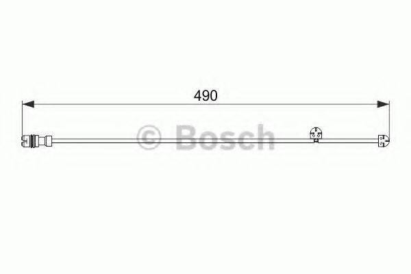 BOSCH 1987474560 Сигналізатор, знос гальмівних колодок