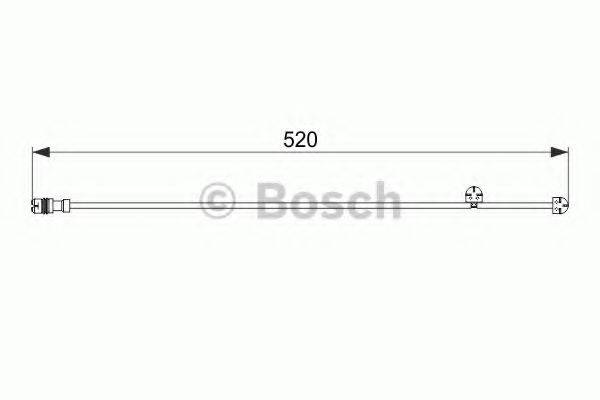 BOSCH 1987474571 Сигналізатор, знос гальмівних колодок