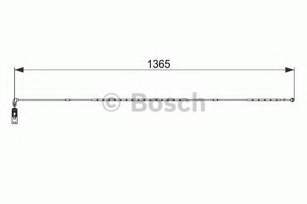 BOSCH 1987474583 Сигналізатор, знос гальмівних колодок