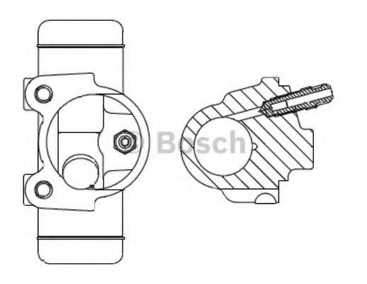 BOSCH F026002096 Колісний гальмівний циліндр