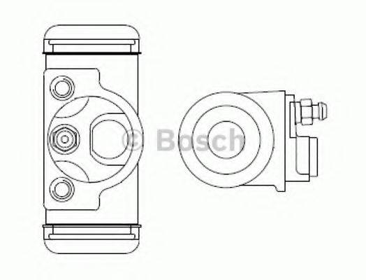 BOSCH F026002372 Колісний гальмівний циліндр