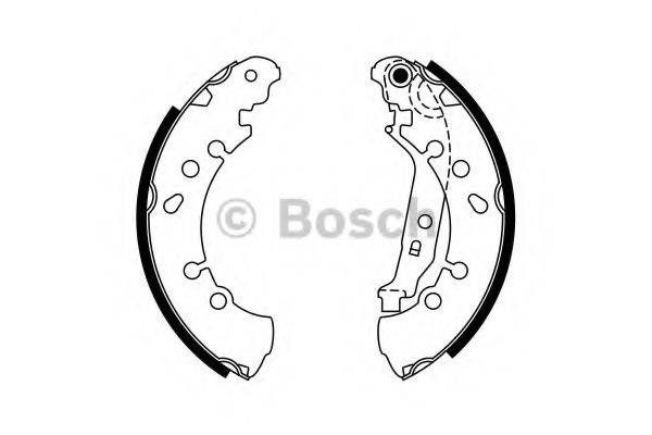 BOSCH 0986487759 Комплект гальмівних колодок