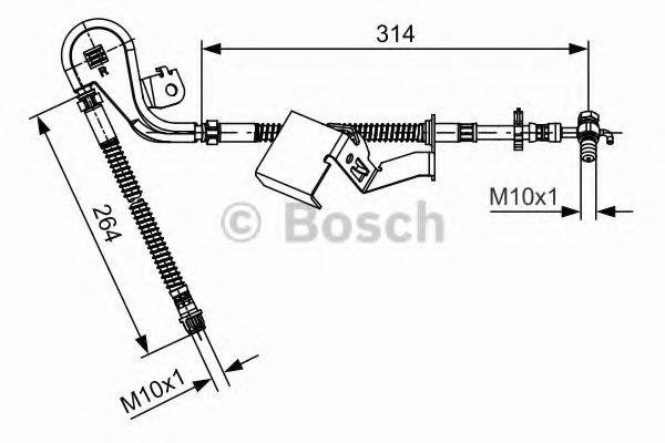 BOSCH 1987481471 Гальмівний шланг