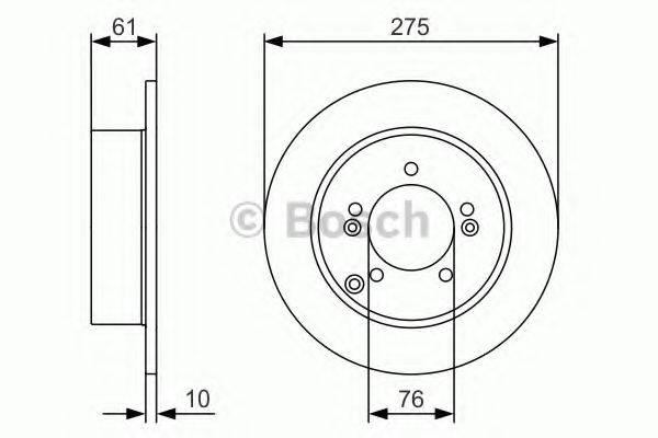 BOSCH 0986479525 гальмівний диск