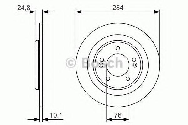 BOSCH 0986479A13 гальмівний диск