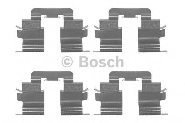 BOSCH 1987474370 Комплектуючі, колодки дискового гальма