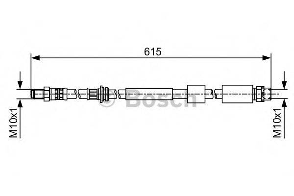 BOSCH 1987481615 Гальмівний шланг