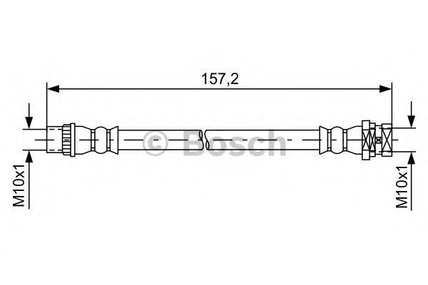 BOSCH 1987481624 Гальмівний шланг