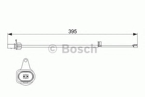 BOSCH 1987474509 Сигналізатор, знос гальмівних колодок