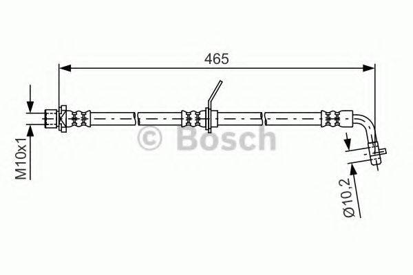 BOSCH 1987481612 Гальмівний шланг