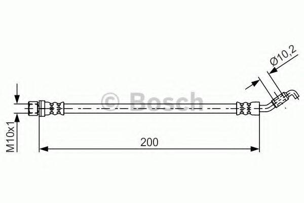 BOSCH 1987481658 Гальмівний шланг