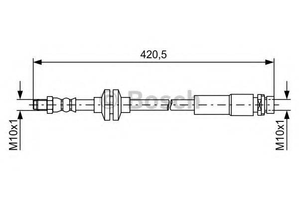 BOSCH 1987481739 Гальмівний шланг