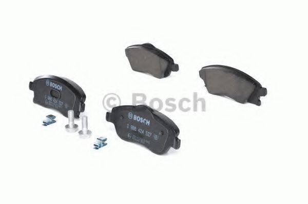 BOSCH 0986424527 Комплект гальмівних колодок, дискове гальмо