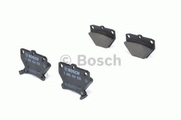 BOSCH 0986424630 Комплект гальмівних колодок, дискове гальмо