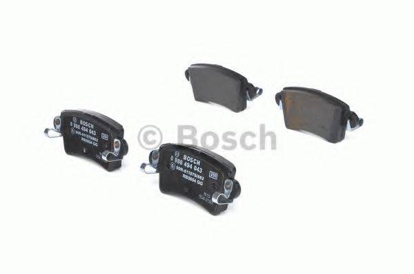 BOSCH 0986494043 Комплект гальмівних колодок, дискове гальмо