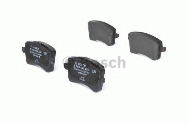 BOSCH 0986494254 Комплект гальмівних колодок, дискове гальмо