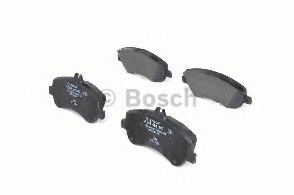 BOSCH 0986494302 Комплект гальмівних колодок, дискове гальмо