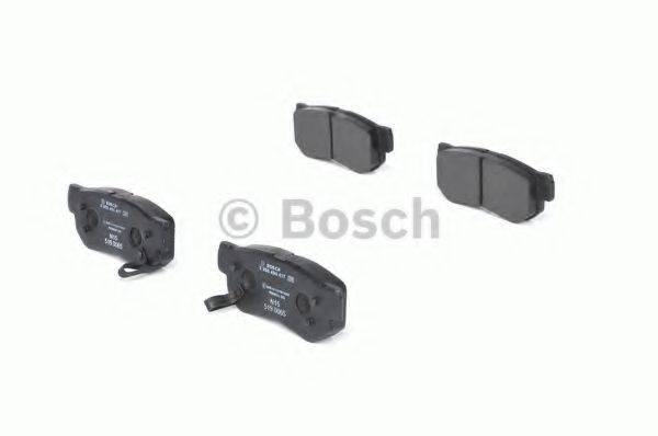 BOSCH 0986494417 Комплект гальмівних колодок, дискове гальмо