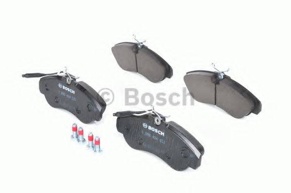 BOSCH 0986424031 Комплект гальмівних колодок, дискове гальмо