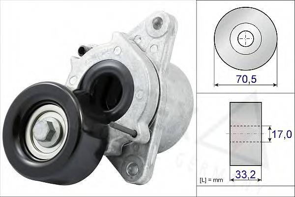 AUTEX 654845 Натягувач ременя, клинового зубча