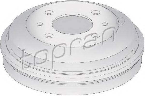 TOPRAN 820522 Гальмівний барабан